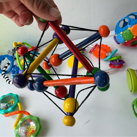 Baby toy lot rattles teethers sensory infant - Picture 6 of 7